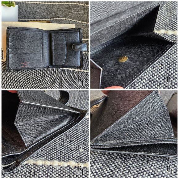 Louis Vuitton Epi Leather Bi-Fold Snap Wallet – EUC Black - Picture 14 of 16